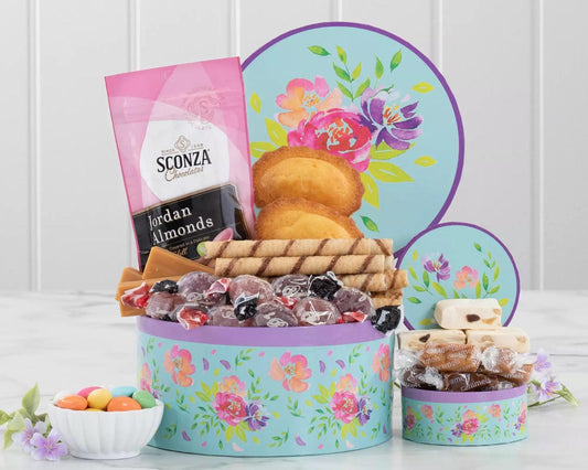 Candied Sweets and Snacks Gift Box - The Gift Basket Company