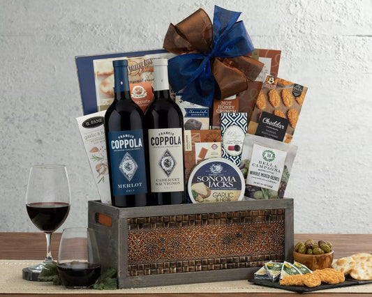 Francis Coppola Red Wine Duet Gift Basket - The Gift Basket Company