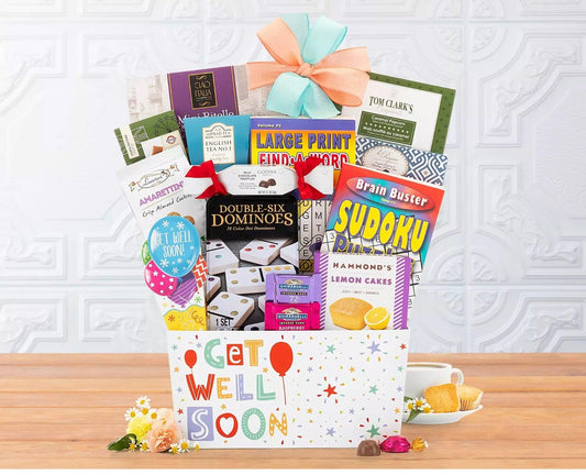 Get Well Soon Recovery Gift Box - The Gift Basket Company