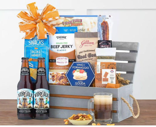 Virgil's Handcrafted Root Beer Gift Box - The Gift Basket Company